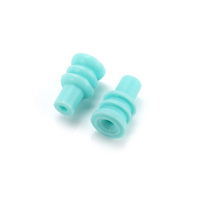 172888-2S Joint d'étanchéité en silicone bleu clair, étanche, pour faisceau de câbles automobile, connecteur de prise d'étanchéité