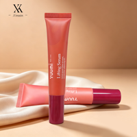 Tube cosmétique personnalisé avec applicateur éponge en peluche, tube vide pour gloss, anticernes, rouge à lèvres, emballage personnalisé avec impression de logo
