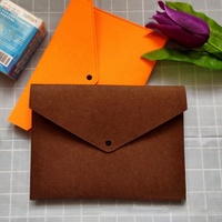 Sac à documents en feutre de haute qualité, pochette de rangement pour dossiers A4, organiseur de papier pour ordinateur portable de bureau avec fermeture à pression