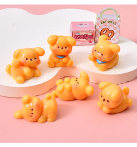 Mignon chiot <span class=keywords><strong>Golden</strong></span> <span class=keywords><strong>Retriever</strong></span> <span class=keywords><strong>miniature</strong></span>, accessoires de bijoux DIY, décoration de maison de poupée, ornements de voiture de bureau, accessoires de colle crème - Product Image 4