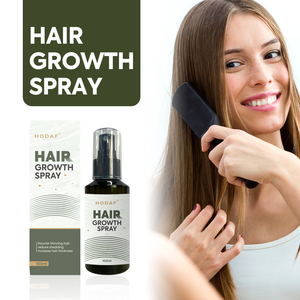 Spray de croissance capillaire végétal en gros avec biotine, caféine et extrait d'oignon, traitement anti-<span class=keywords><strong>chute</strong></span> pour des <span class=keywords><strong>cheveux</strong></span> plus épais et des soins du cuir chevelu - Product Image 2