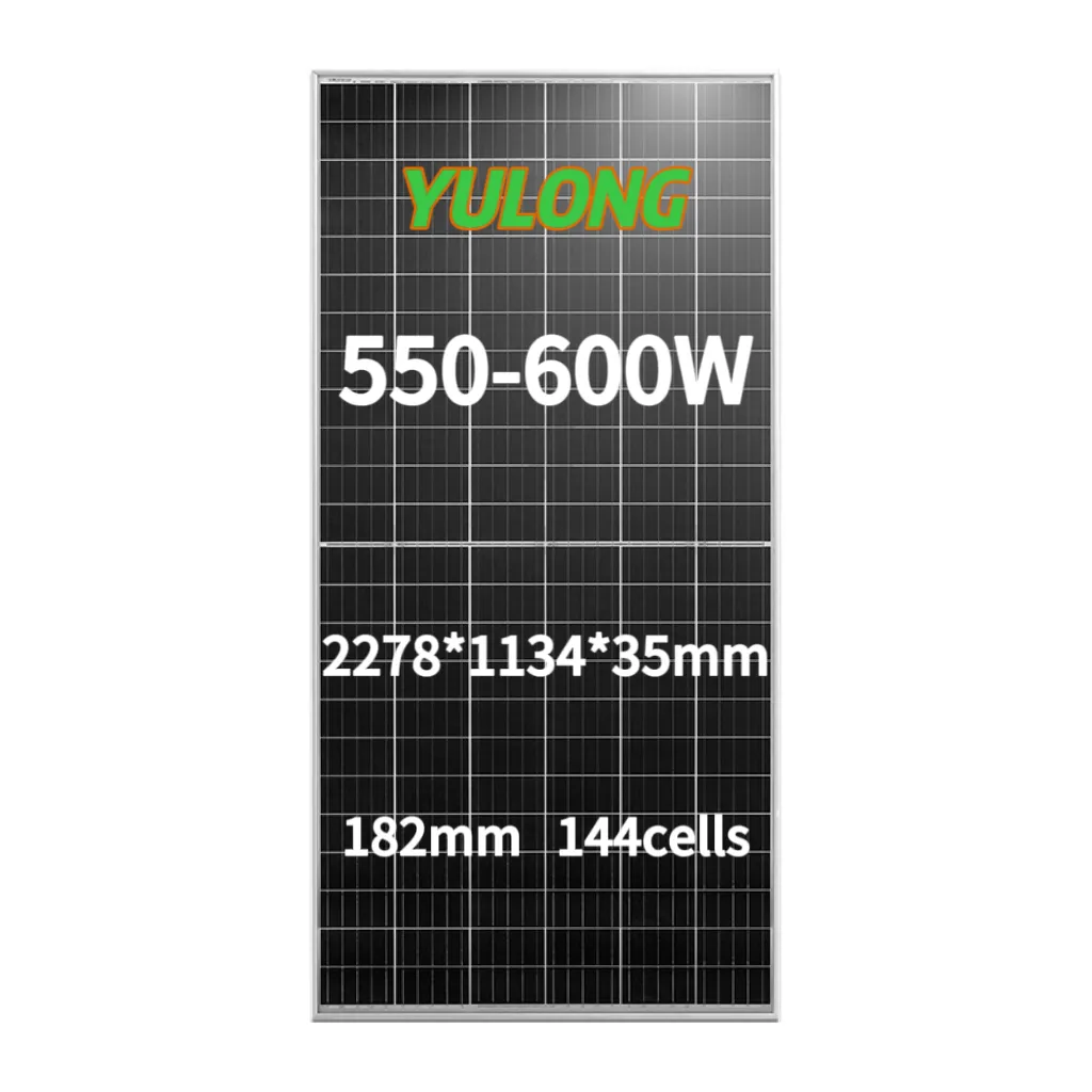 Panel surya Pv modul 400w 600w Panel Mono Panel surya 500w 48v Jerman Panel surya 550 Watt 510wp 550 w Panel surya