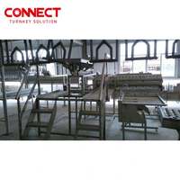 Ligne d'abattage automatique de volailles en acier inoxydable CONNECT, usine compacte de traitement de la volaille pour l'utilisation en élevage avicole
