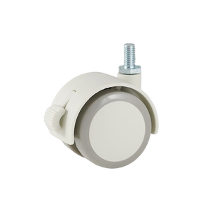 Weihang 2 Zoll tpe Lenkrad 1 Zoll Small Tiny Einkaufs wagen Rad wagen Schwenkbare Lenkräder Weich gummi TPE M6x <span class=keywords><strong>15mm</strong></span> Met - Product Image 1