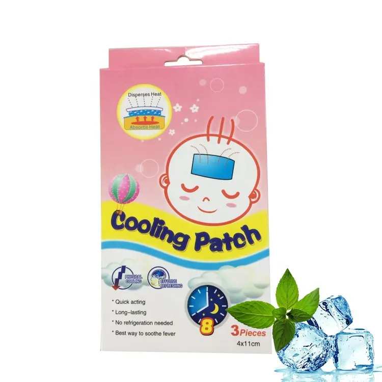 OEM Brand Hot Selling Personalized Baby Fever Cooling Gel Patch