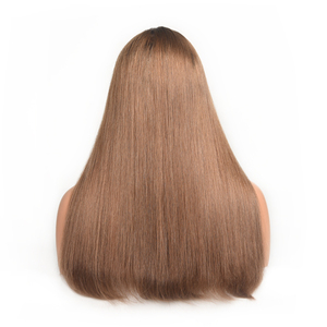 Perruque médicale de haute qualité, faite à la main avec trame, nouée à la main, sans colle, en cheveux vierges, avec dentelle transparente pour les patients atteints d'alopécie. - Product Image 4
