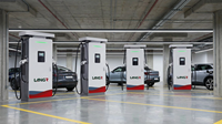 Chargeur rapide DC commercial Langrun de niveau 4, 80KW-200KW, avec RFID et application, nouveau refroidissement liquide et protection IP54