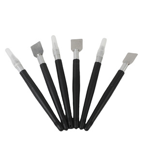 Stainless Steel Spatula Set For Phone Repair With Anti Slip Handle And Dual Tip Design For Adhesive Removal And Scraping - Product Image 3