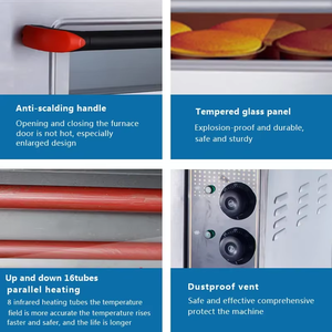 فرن مخابز صناعي تجاري 2-طابقين حالة جديدة لمعدات الخبز والمكسرات للمخابز الصغيرة - Product Image 5