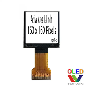 Tela OLED pequena de 1,4'' (1,4 polegadas) com resolução de 160x160, cor branca, conector de 30 pinos. - Product Image 3