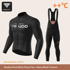 Maillot de cyclisme pour homme TOSUOD, doublé en polaire, chaud, manches longues, coupe-vent, <span class=keywords><strong>veste</strong></span> de vélo de route, vêtements d'automne et d'<span class=keywords><strong>hiver</strong></span>, <span class=keywords><strong>veste</strong></span> de <span class=keywords><strong>VTT</strong></span> - Product Image 6