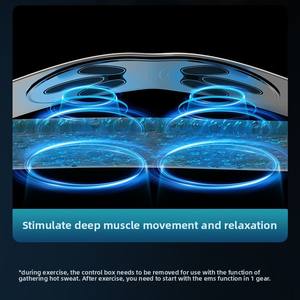 Masajeador de cintura y Abdomen EMS, calefacción eléctrica para el hogar, cinturón moldeador de sudor, pequeño dispositivo de Fitness para entrenamiento Abdominal - Product Image 4