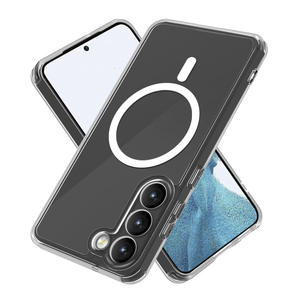 Funda protectora de PC magnética transparente dos en uno de lujo para <span class=keywords><strong>Samsung</strong></span> S23Fe para Galaxy S25Plus aplicable en el extranjero agarre de teléfono - Product Image 3