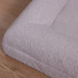 신형 클래식 메모리폼 부클 강아지 침대 럭셔리 단색 메모리폼 애완동물 소파 미끄럼 방지 부드러운 방수 애완동물 도넛 쿠션 침대 - Product Image 4