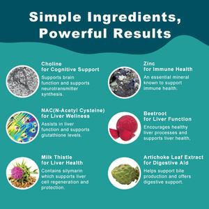 肝臓健康サポート二重強度抗酸化サポートデトックス栄養補助食品60カプセルミルクアザミカプセル - Product Image 4