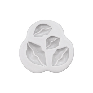 254 3D Silicone Nhựa Epoxy Khuôn 4 Lỗ Hình Dạng Môi Trẻ Em Tự Làm Tay Làm Cho Đất Sét Khuôn Bánh Trang Trí Kẹo Ren Sô Cô La Khuôn - Product Image 4