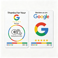 Carte NFC personnalisée en PVC pour avis Google sur le comptoir du magasin, touchez pour laisser des avis Google 5 étoiles pour restaurant, commerce de détail