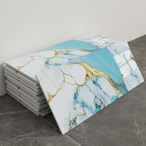 Pegatina de Pared Impermeable con Diseño de Mármol, Rollo de 30*60cm, Autoadhesiva, de PVC, para Encimeras de <span class=keywords><strong>Cocina</strong></span> y Gabinetes - Product Image 4