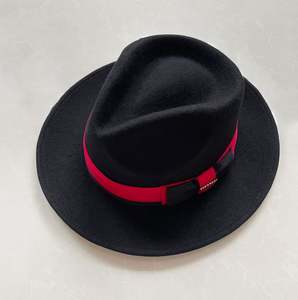 Sombrero Fedora de Lana Unisex X1258B, Estilo con Impresión Digital, Forma Cóncava Moderna para Adultos, Sombrero de Fieltro para las Cuatro Estaciones - Product Image 3