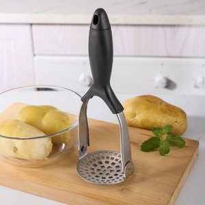 Stainless Steel Potato Masher Foldable Kitchen Gadget For Mashing Potatoes And Fruits - Product Image 1