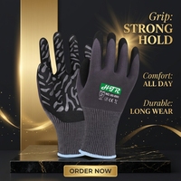 Gants de sécurité certifiés EN388, en mousse HTR, lisses, résistants à l'huile, respirants, antidérapants, durables, avec manchette tricotée de 230 mm