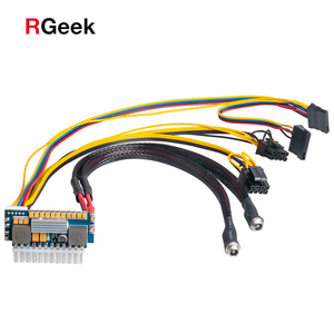 RGeek Nuovo Arrivo DC 12V 24PIN 450W <span class=keywords><strong>ITX</strong></span> ATX PSU Doppio Ingresso di Alimentazione del Modulo di Alimentazione per <span class=keywords><strong>Mini</strong></span> <span class=keywords><strong>ITX</strong></span> PC Del Computer Scheda grafica di Supporto - Product Image 4