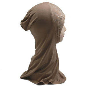 Oem Foulard de sport intérieur instantané personnalisé Hijab islamique musulman pour femmes hijab perlé uni sous le capuchon pour hijab - Product Image 2