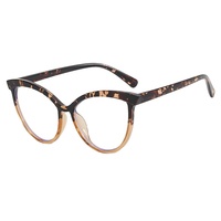 Monture de lunettes de forme œil de chat pour femmes, monture en PC adaptée aux verres en PC, monture de lunettes optiques tendance pour femmes