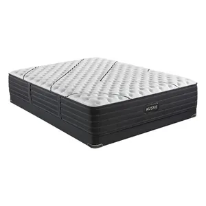 Tcolchon AUSSIE all'ingrosso americano bianco Nylon King Size grassoccio Top Tatami Gel Memory Foam lattice coppia materasso