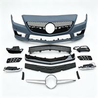 Body Kit Berkualitas Tinggi Gaya SLK55 untuk Mercedes SLK Class R172 Bumper dan Side Skirt Baru dengan Lubang Knalpot