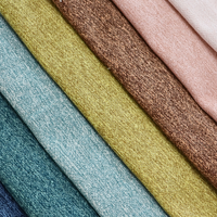 Tissu d'ameublement en velours de haute qualité au mètre pour canapé et textile d'ameublement