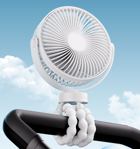 6-inch Octopus Desktop Camping USB Rechargeable Tripod Fan with <b>Night</b> <b>Light</b> - Product Image 5