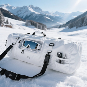 Borsa da sci in Nylon con Logo personalizzato OEM \ ODM borsa da viaggio per sport invernali di grande capacità per scarponi da sci e attacchi - Product Image 6