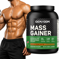 Complément de prise de masse pour adultes sous marque privée, concentré de protéines de lactosérum 907g, poudre instantanée pour le soutien de la croissance musculaire