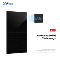 DAH Eu Stock plaque solaire noire complète panneau solaire mono de type N 615w 625w 630w pas de nettoyage panneaux solaires plein écran 620w