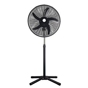 Ventilateur sur pied électrique 18 pouces en métal, 3 vitesses, silencieux, à refroidissement par air, économe en énergie, idéal pour la maison, l'hôtel, la chambre et l'extérieur - Meilleures ventes - Product Image 2
