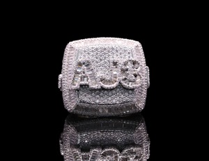 แหวนเพชรมออิสซาไนท์สไตล์คนดังแหวนเพชรมออิสซาไนท์สไตล์วินเทจ - Product Image 1