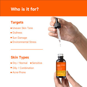 Shediary Anti-Aging Facial <strong>Serum</strong> Pure Vitamin C &amp; B5 Brightening &amp; Whitening Ceramide Repair Barrier Skin Renewal Azelaic Acid - Product Image 5