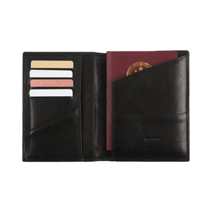 Couverture de passeport en cuir véritable Zenos pour hommes et femmes portefeuille personnalisé bloquant RFID avec porte-carte et motif lettre cadeau de voyage - Product Image 3
