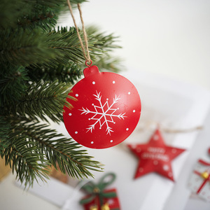 Nuevo Adorno Navideño Escandinavo para Árbol de Navidad, Colgante de Hierro con Forma de Pentagrama, Bolsa de Regalo, Campanas, Estrella, Colgante Festivo - Product Image 3