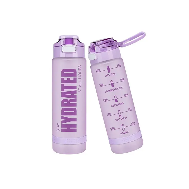 Professional manufacturers leakproof design sport bulk cute water bottle with lid