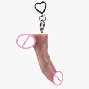 Realistic 3d Penis Ornament Adult Prank Gift for Car Accessories Liquid Silicone Penis Accessories Mini Funny Pendant - Product Image 1