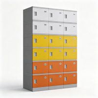 Casier de rangement scolaire en plastique ABS pour élèves, école primaire, maternelle, classe, armoire de rangement verrouillable, casier de rangement coloré