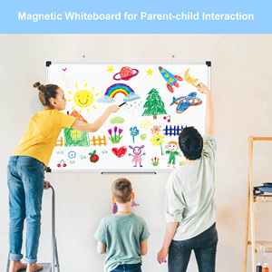 Tableau effaçable à sec décoratif avec <span class=keywords><strong>cadre</strong></span> coloré pour chambre d'enfant, dessin, cours universitaires - Product Image 6