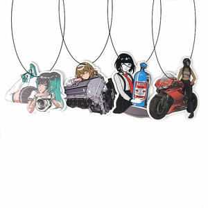 个性化批发定制升华标志空白除臭剂新卡香水香纸挂车空气清新剂 - Product Image 2