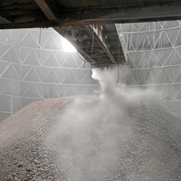 Machine de suppression de la poussière par brouillard sec robuste, système de brumisation automatique pour entrepôt de charbon, mine en exploitation ouverte, terminal portuaire