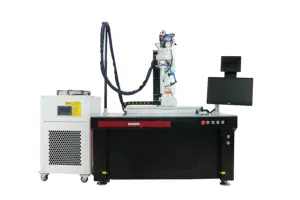 2000W 3000W CNC otomatik yüksek-kaynak makinesi lityum pil paketi galvanometre lazer kaynak makinesi fiyat