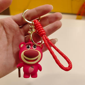 Llavero de PVC 3D de dibujos animados y anime, colgante de plástico para llaves de coche, colgante para bolso y colgante de muñeca, venta al por mayor - Product Image 5