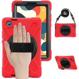 Housse en silicone <span class=keywords><strong>pour</strong></span> <span class=keywords><strong>tablette</strong></span> robuste antichoc <span class=keywords><strong>pour</strong></span> <span class=keywords><strong>Lenovo</strong></span> Tab One 8.7 <span class=keywords><strong>pouces</strong></span>/K9 TB-305FU 2025 béquille pliée - Product Image 5