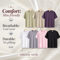 T-shirt en coton 220g pour homme, sensation fraîche, vente en gros, 220 g/m², Lyocell, impression personnalisée du logo, t-shirts vierges en polyester et coton, t-shirt unisexe